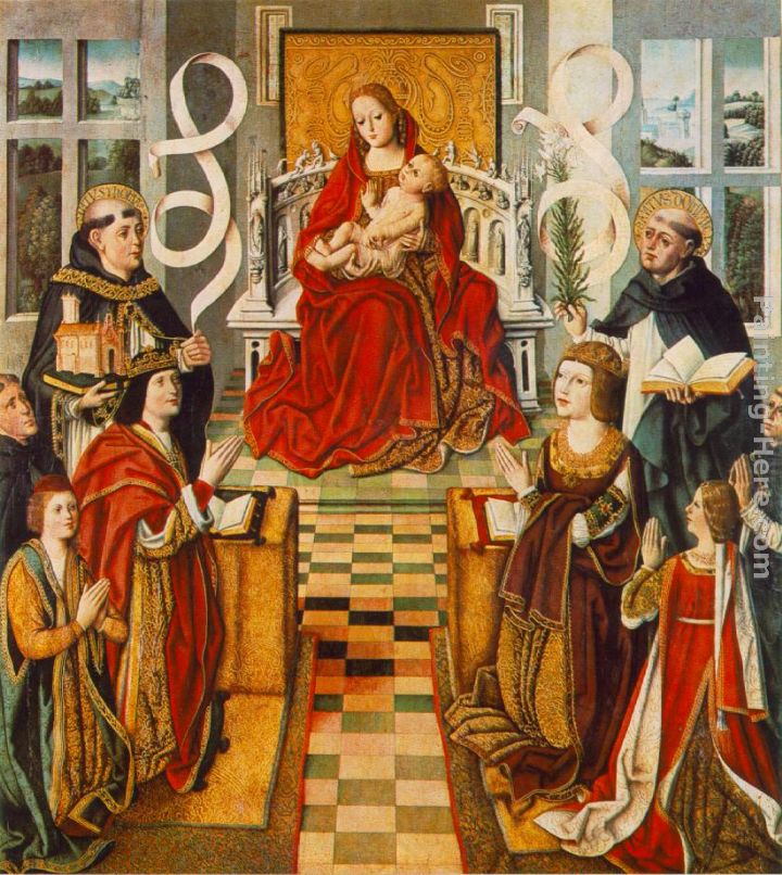 Madonna of the Catholic Kings painting - Fernando Gallego Madonna of the Catholic Kings art painting